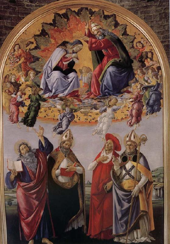 Sandro Botticelli Our Lady of Angels and the public